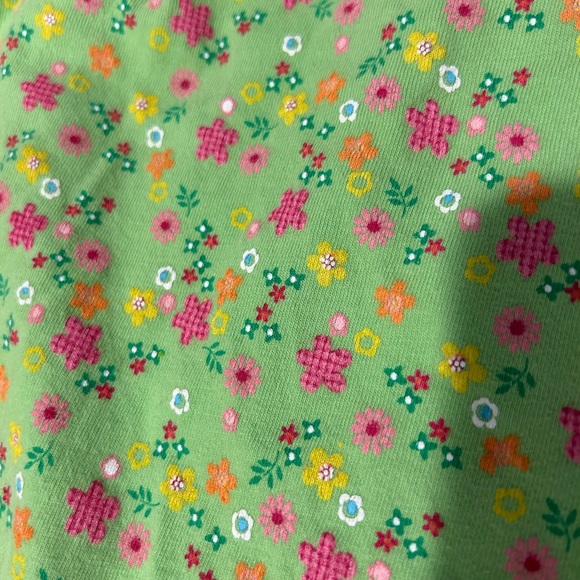 Jumping Beans Green Flower & Fish Romper - Picture 8 of 9